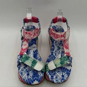 Dirty Laundry Tie-Dye Sandals